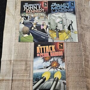 24 Hour History Books: Apollo, JFK Assassination,‎ And Attack On Pearl Harbor